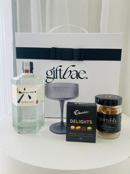 Sip Sip Gin Box | Luxury gift hampers Australia – beautifully curated gourmet hampers, wine gift boxes, and pamper hampers for all budgets. Perfect for birthdays, anniversaries, corporate gifts & special occasions. Gift Bae offers Perth same-day delivery & Australia-wide shipping. Shop the best gift hampers online today!