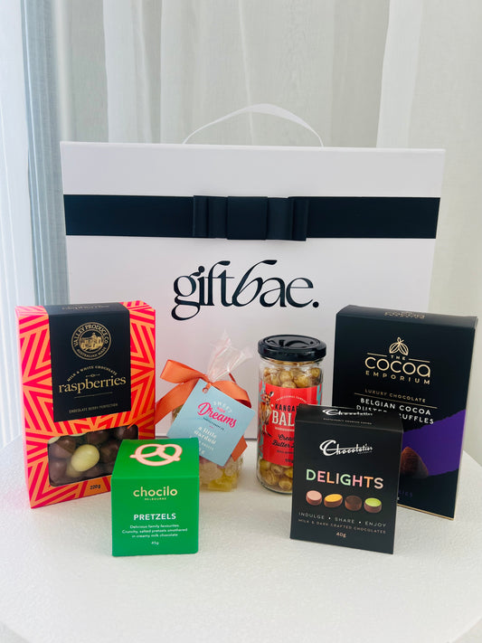 | Luxury gift hampers Australia – beautifully curated gourmet hampers, wine gift boxes, and pamper hampers for all budgets. Perfect for birthdays, anniversaries, corporate gifts & special occasions. Gift Bae offers Perth same-day delivery & Australia-wide shipping. Shop the best gift hampers online today!