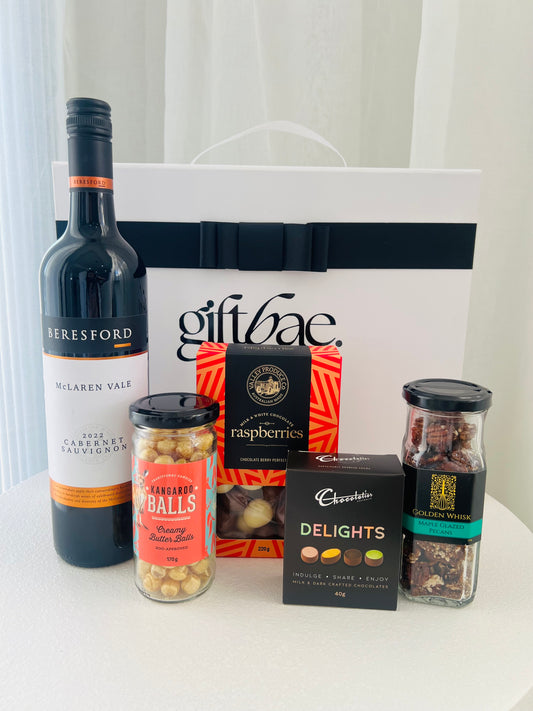 | Luxury gift hampers Australia – beautifully curated gourmet hampers, wine gift boxes, and pamper hampers for all budgets. Perfect for birthdays, anniversaries, corporate gifts & special occasions. Gift Bae offers Perth same-day delivery & Australia-wide shipping. Shop the best gift hampers online today!