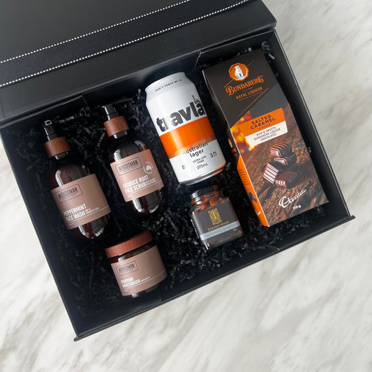 Luxury gift hampers Australia – beautifully curated gourmet hampers, wine gift boxes, and pamper hampers for all budgets. Perfect for birthdays, anniversaries, corporate gifts & special occasions. Gift Bae offers Perth same-day delivery & Australia-wide shipping. Shop the best gift hampers online today!