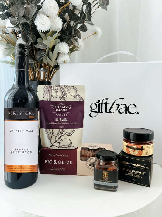 Luxury gift hampers Australia – beautifully curated gourmet hampers, wine gift boxes, and pamper hampers for all budgets. Perfect for birthdays, anniversaries, corporate gifts & special occasions. Gift Bae offers Perth same-day delivery & Australia-wide shipping. Shop the best gift hampers online today!