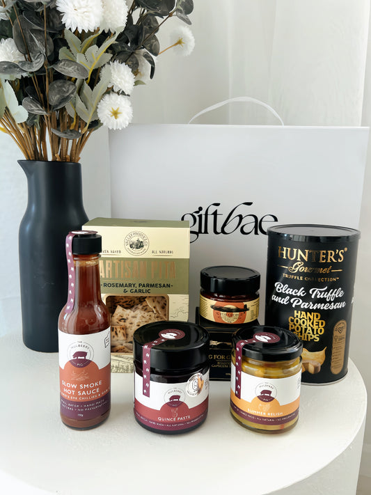 Luxury gift hampers Australia – beautifully curated gourmet hampers, wine gift boxes, and pamper hampers for all budgets. Perfect for birthdays, anniversaries, corporate gifts & special occasions. Gift Bae offers Perth same-day delivery & Australia-wide shipping. Shop the best gift hampers online today!