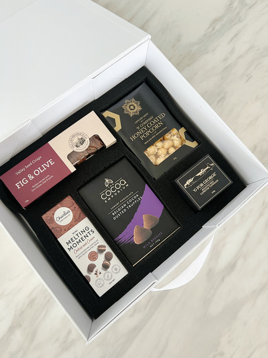 Luxury gift hampers Australia – beautifully curated gourmet hampers, wine gift boxes, and pamper hampers for all budgets. Perfect for birthdays, anniversaries, corporate gifts & special occasions. Gift Bae offers Perth same-day delivery & Australia-wide shipping. Shop the best gift hampers online today!