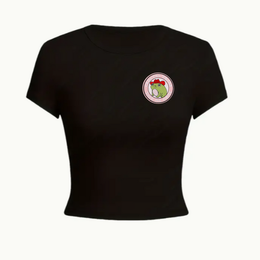 Women's Baby Tee - COUNTRY TOAD Embroidered