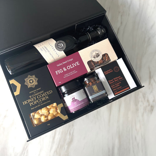 Luxury gift hampers Australia – beautifully curated gourmet hampers, wine gift boxes, and pamper hampers for all budgets. Perfect for birthdays, anniversaries, corporate gifts & special occasions. Gift Bae offers Perth same-day delivery & Australia-wide shipping. Shop the best gift hampers online today!